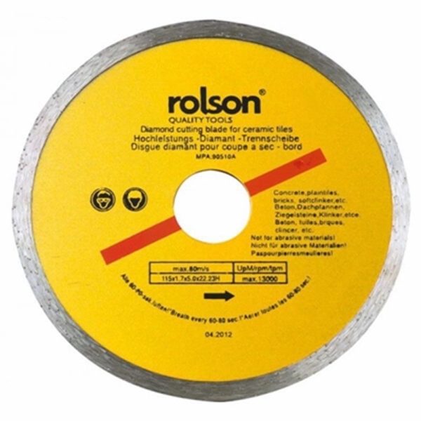 ROLSON TILE CUTTING BLADE CERAMIC