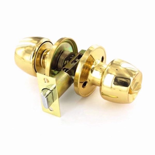 SECURIT BRASS PRIVACY KNOBSET