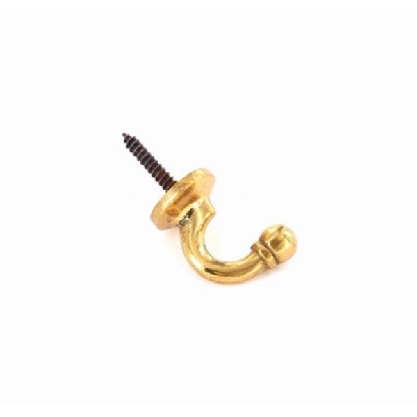 SECURIT BRASS TIEBACK HOOK END 30MM