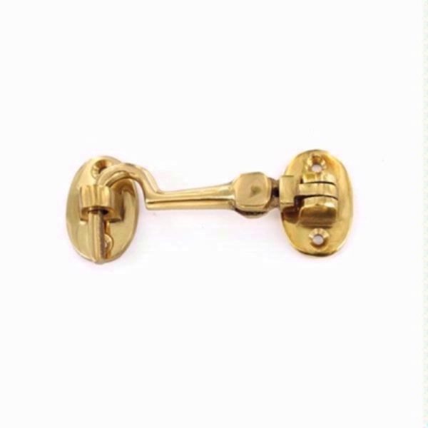 SECURIT CABIN HOOK BRASS SILENT TYPE