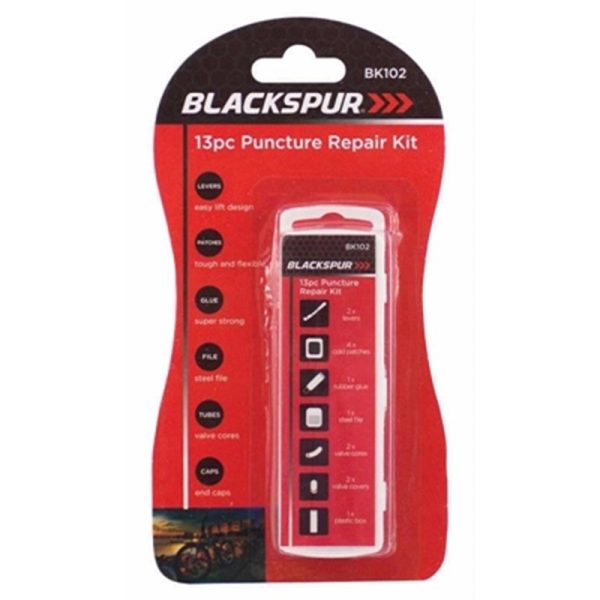 BLACKSPUR PUNCTURE REPAIR KIT 13PC BOTH