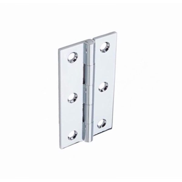 SECURIT CHROME BUTT HINGES 50MM