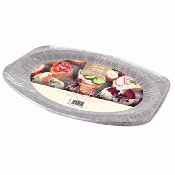 KINGFISHER FOIL SET3 PLATTERS 17INCH