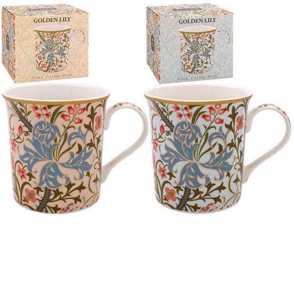 MUG GOLDEN LILY 2 ASSORTED