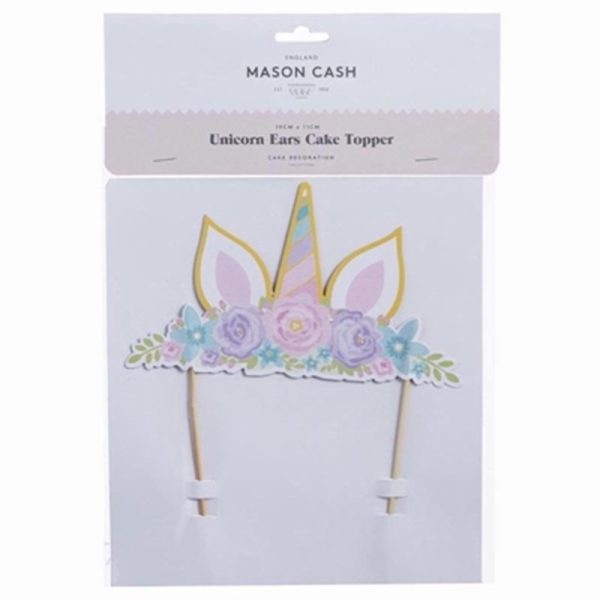 MASON CASH CAKE TOPPER UNICORN EARS