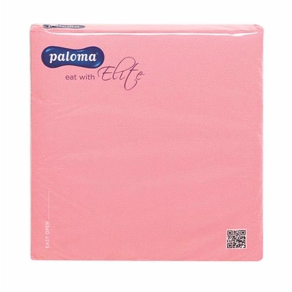 PALOMA 2PLY CORAL PINK 50 NAPKINS 40X40CM