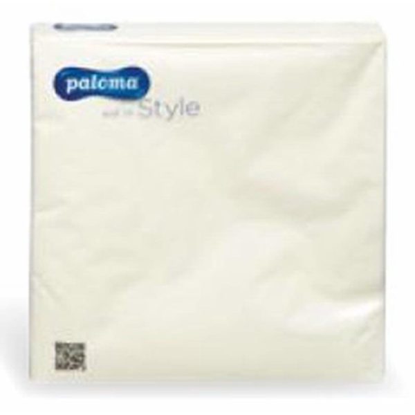 PALOMA 2PLY IVORY 50 NAPKINS 40X40CM