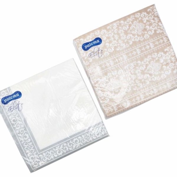 PALOMA 3PLY GOLD & SILVER 25 NAPKINS 40X40CM