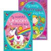 UNICORN MERMAID COLOURING BOOK PACK OF 12