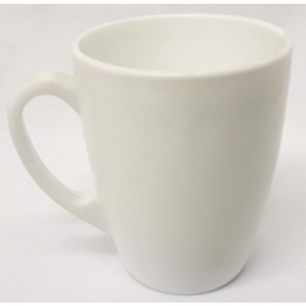 PLAIN OPAL WHITE MUG