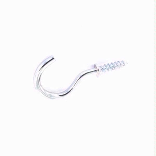 SECURIT CUP HOOKS SHOULDERED ZP PACK OF 5 25MM