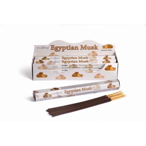 INCENSE STICKS EGYPTIAN MUSK PACK OF 6