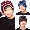 HAT KIDS STRIPED BEANIE HAT