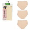 BRIEF LADIES 3 FULL BRIEFS NUDE ASSTD BR732