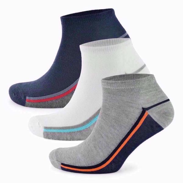 SOCK MENS TRAINER 3 SOCKS PACK OF 4