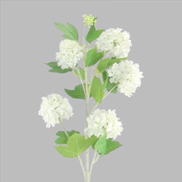 SNOWBALL STEM IVORY 80CM