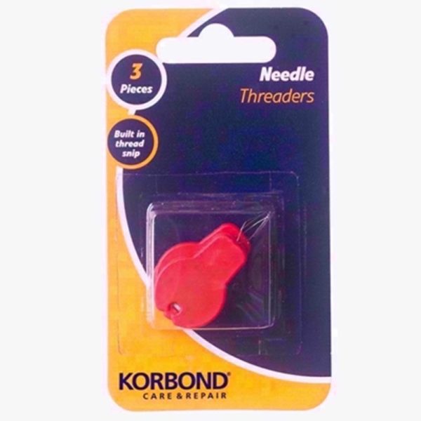 KORBOND NEEDLE THREADERS AND CUTTER 3PCS