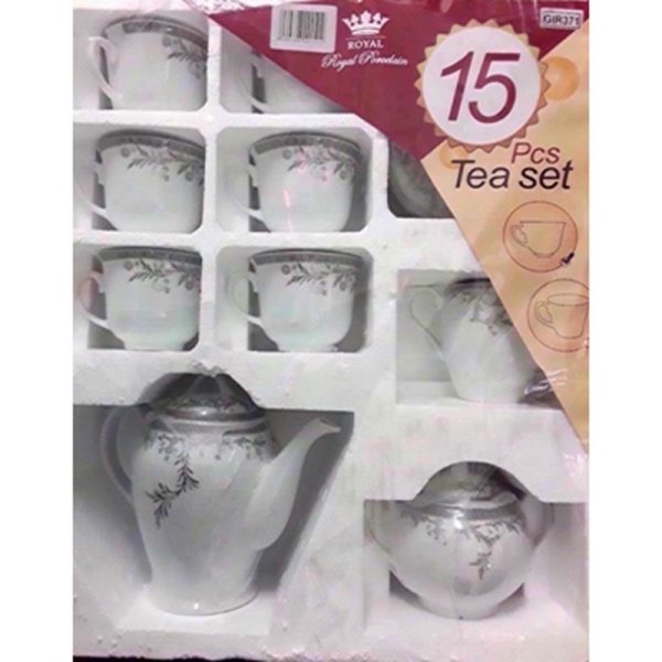 TIRAJEH TEA SET PORCELAIN 15PCE DISPLAY