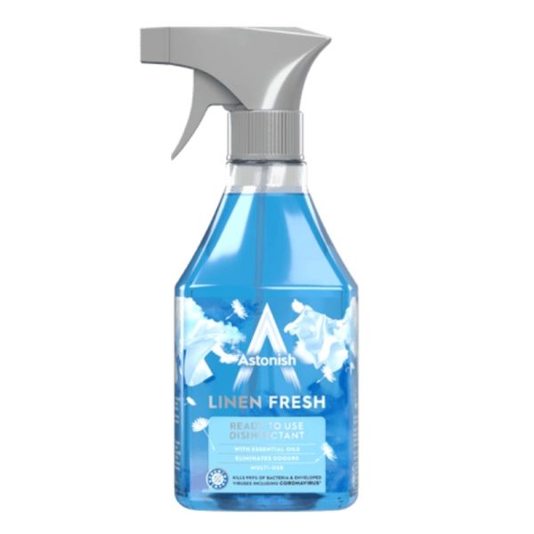 ASTONISH LINEN FRESH READY TO USE DISINFECTANT 550ML PACK OF 12