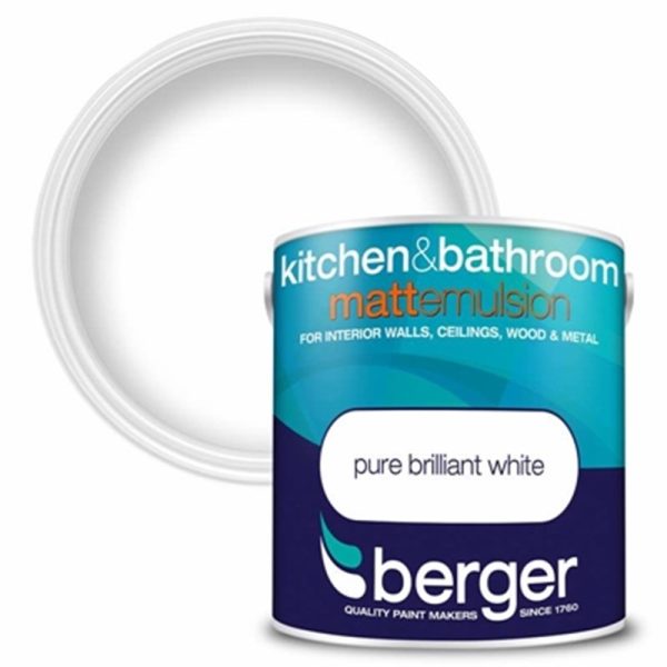 BERGER BRILL WHTE KITCH/BATH MATT 2.5LT