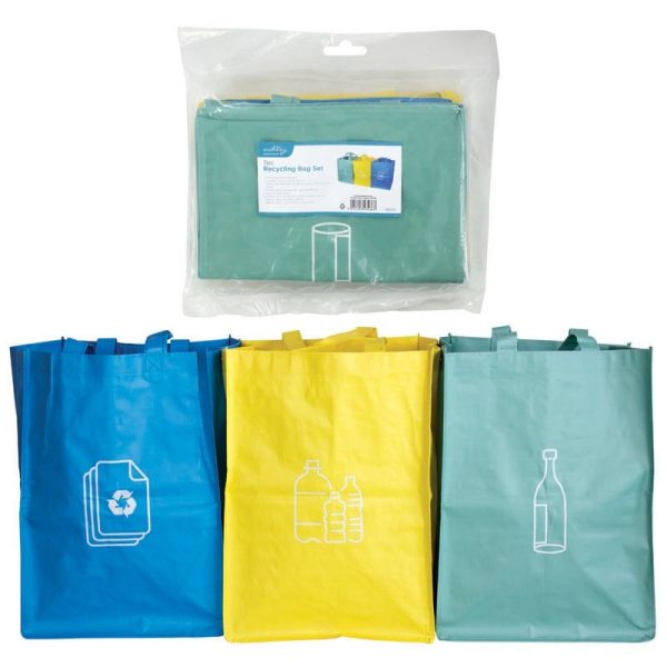 ASHLEY RECYCLING BAG SET 3PCE