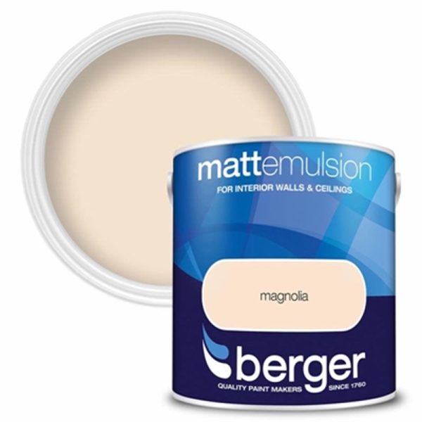 BERGER MATT EMULSION MAGNOLIA 2.5L