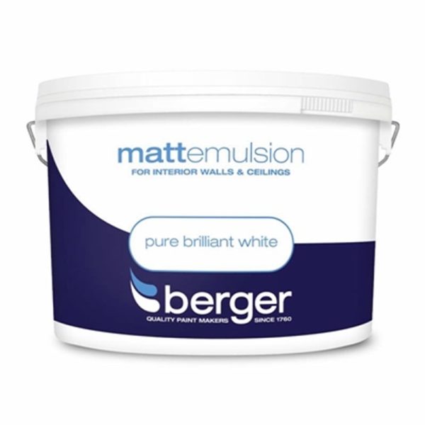 BERGER MATT PB WHITE 10 LITRE