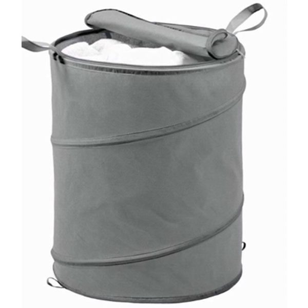 RUSSEL POP UP LAUNDRY HAMPER GREY