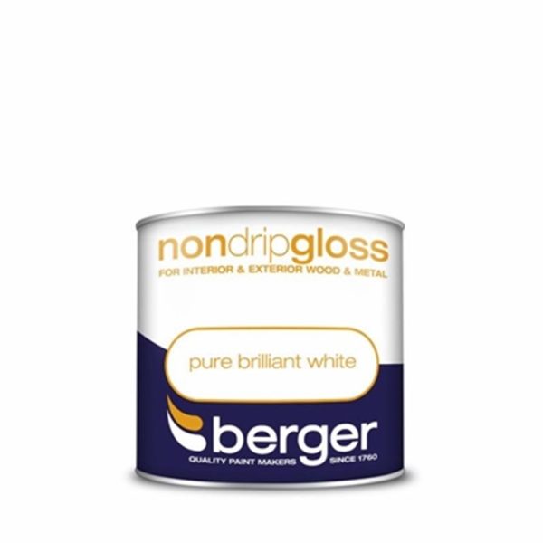 BERGER NON DRIP GLOSS 250ML WHITE