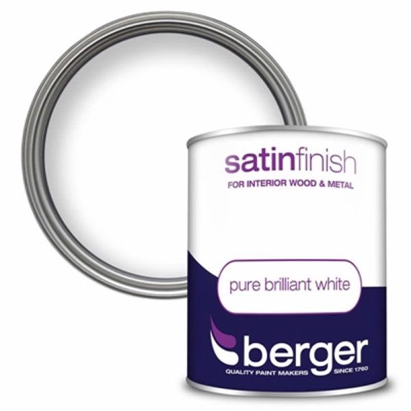 BERGER SATIN SHEEN 750ML WHITE