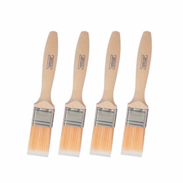 HAMILTON FINE TIP FLAT BRUSH PACK OF 4