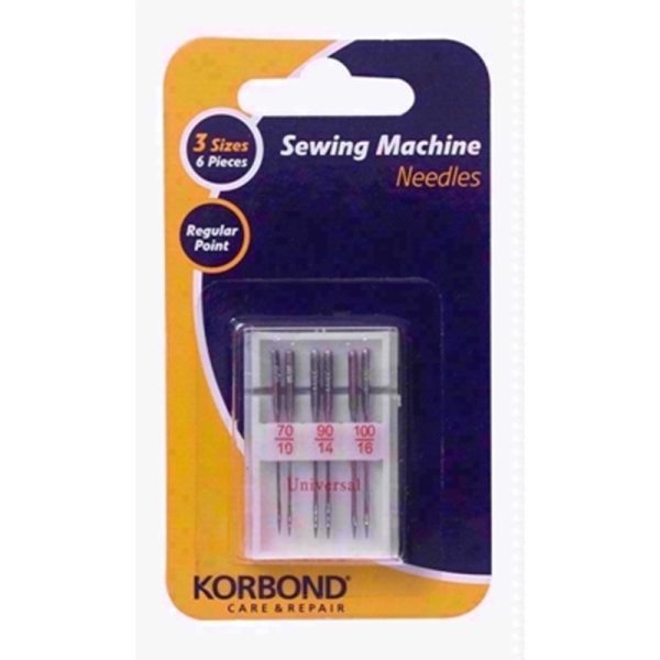 KORBOND SEWING MACHINE NEEDLES 6PCS