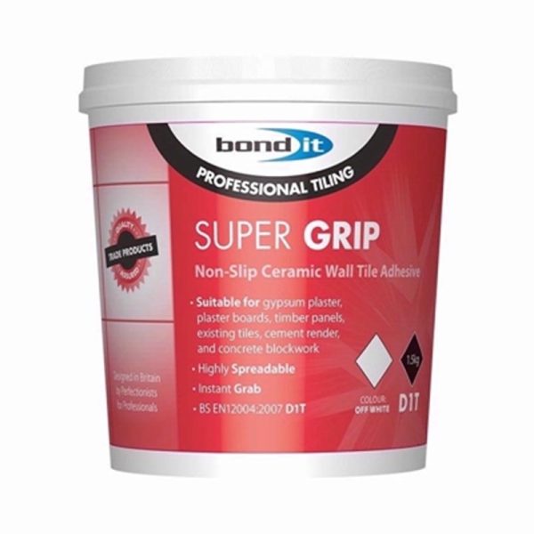 BOND IT SUPER GRIP WALL TILE ADHESIVE 1.5KG