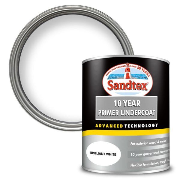 SANDTEX 10 YEAR PRIMER UNDERCOAT WHITE 750ML