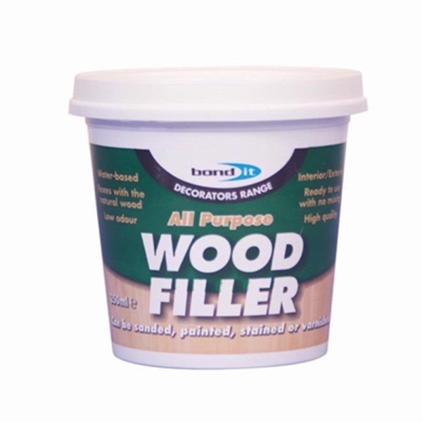 BOND IT WOOD FILLER D/OAK 250ML 1PART