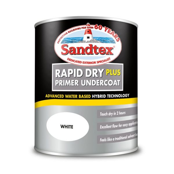 SANDTEX RAPID DRY UNDERCOAT WHITE 750ML