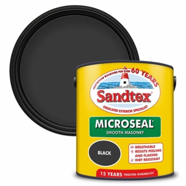 SANDTEX SMOOTH BLACK 2.5 LITRE