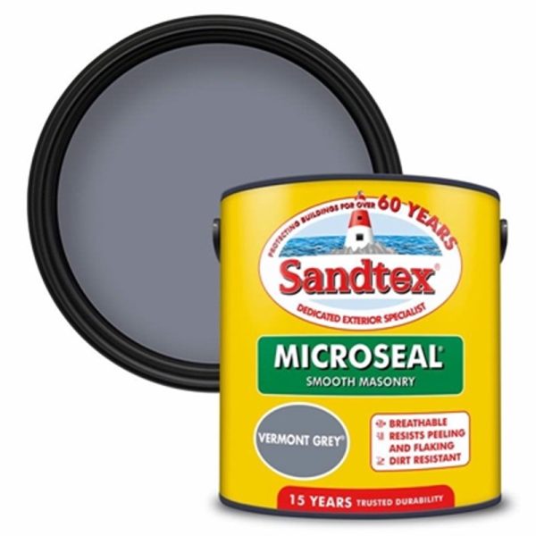 SANDTEX SMOOTH VERMONT GREY 2.5LITRE