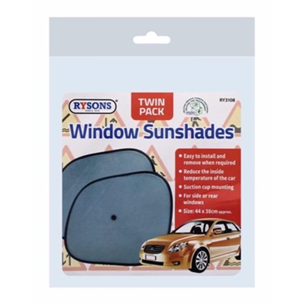 RYSONS CAR SUNSHADE WINDOW 2PC