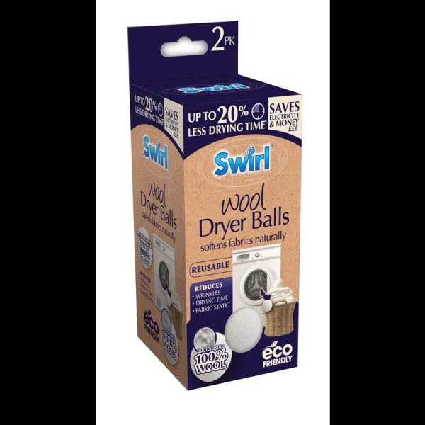 WOOL DRYER BALLS PACK OF 2