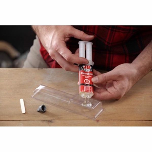 JB WELD CLEAR WELD SYRINGE 25ML