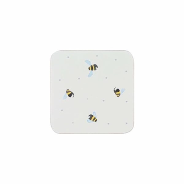 PRICE & KENSINGTON BEE COASTERS SET4