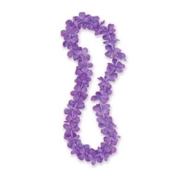 HAWAIIAN NECKLACE LILAC 40INCH