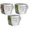 BEES LE JARDINIER HERB CUP PLANTER SET ASSORTED