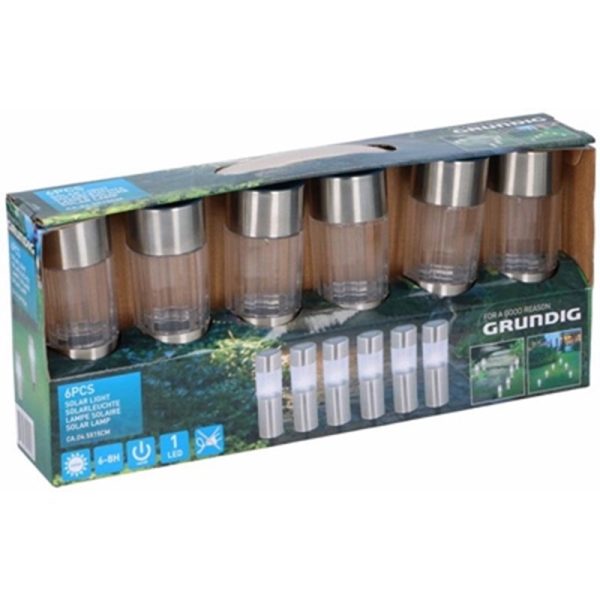 GRUNDIG SOLAR LIGHT 15CM PACK OF 6