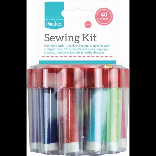 POCKET SEWING KIT 40 PCE