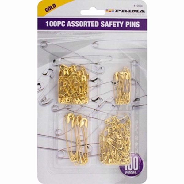 PRIMA SAFETY PINS GOLD