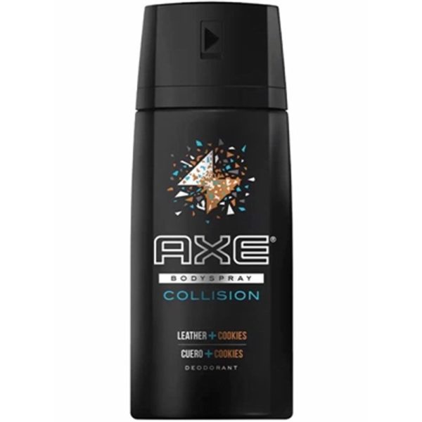 AXE BODY SPRAY COLLISION LEATHER & COOKIES 150ML PACK OF 6