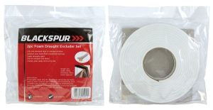 BLACKSPUR DRAUGHT EXCLUDER 2PC