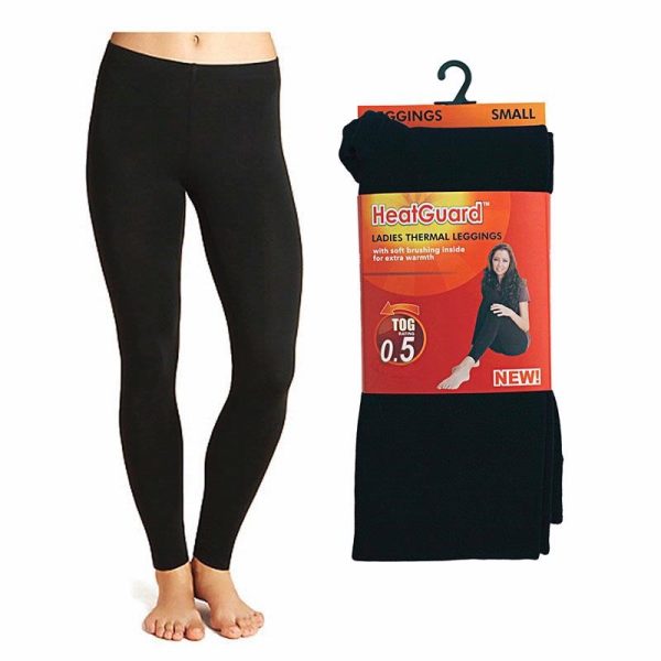 LADIES VELVET THERMAL LEGGINGS ASSORTED SIZE (W)